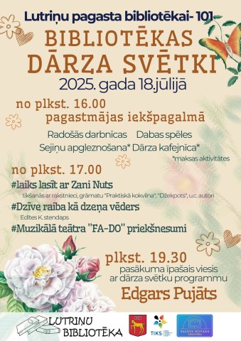 Bibliotēkas dārza svētki